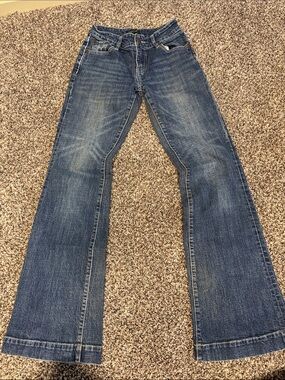 CC Boutique Denim Flare Jeans in Blue